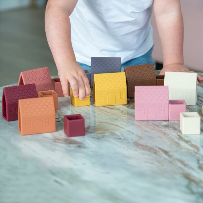 Blocchi da costruzione villaggio in...