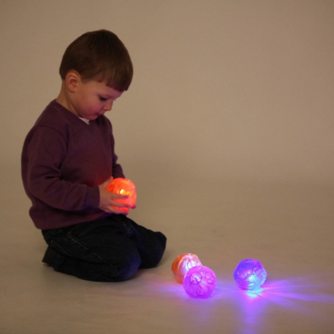 Palline sensoriali luminose