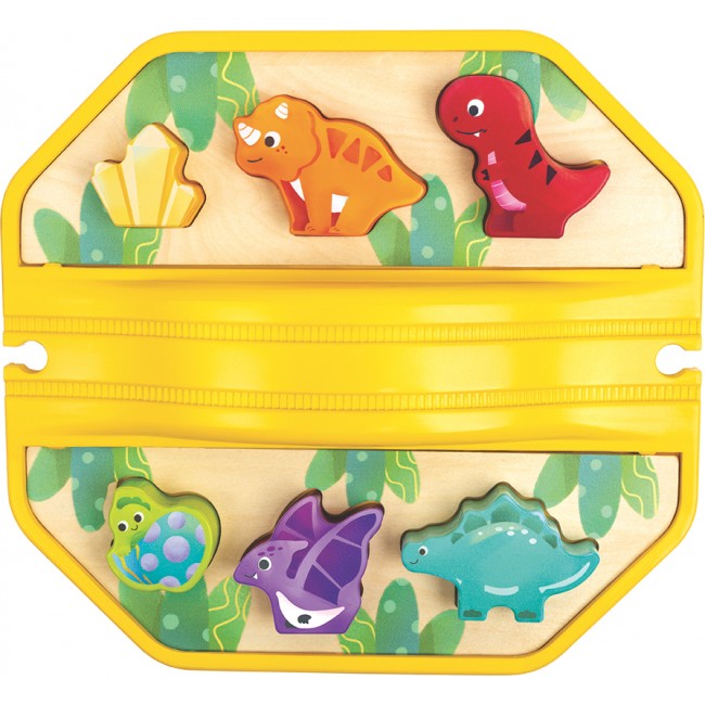 Pista con trenino dei dinosauri - Hape