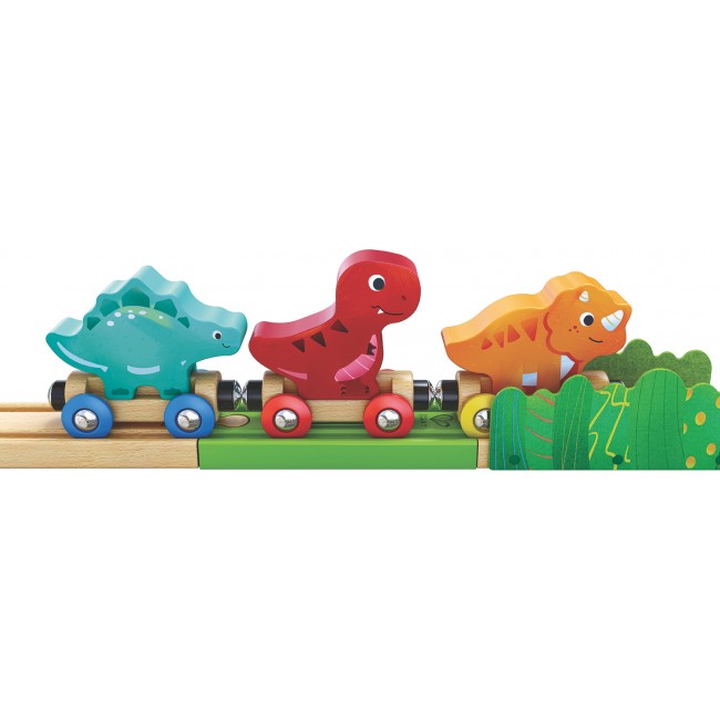 Pista con trenino dei dinosauri - Hape