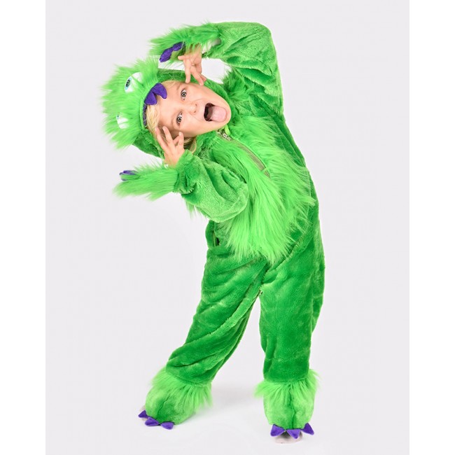 Tuta da mostro verde 3-4 anni - Den...