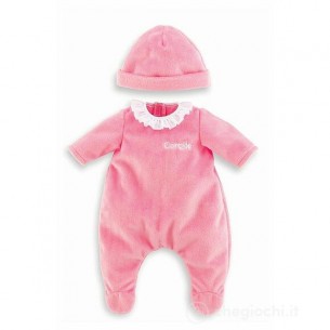 Pigiama rosa con cuffietta...