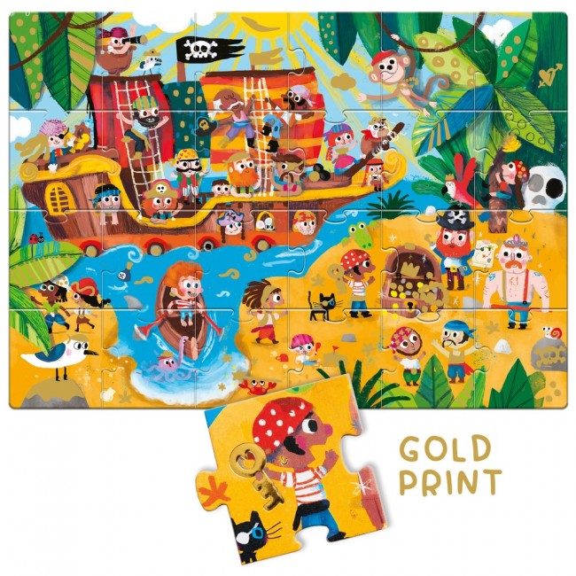 Giant Puzzle pirati - Picabù