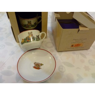 STEIFF - COPPIA TAZZINE  VERE DA CAFFE' 