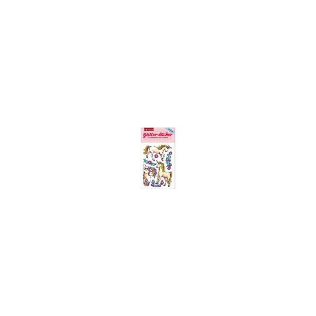 STICKERS CON BRILLANTINI - UNICORNI