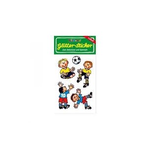 GLITTER-STICKER CALCIO