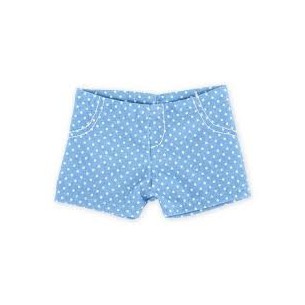 COROLLE DPB83 - PANTALONCINI SHORT A POIS PER BAMBOLA MA COROLLE