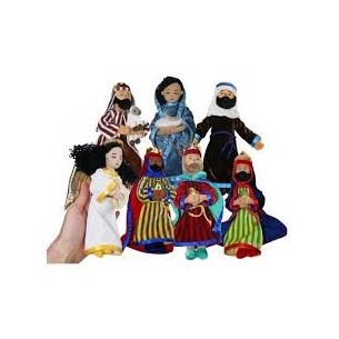 MARIONETTE DELLA NATIVITA' IN PELUCHE