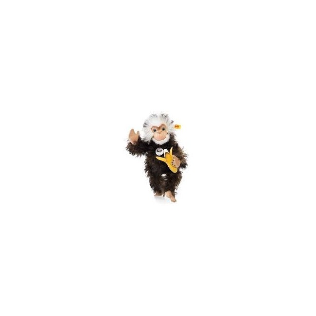 STEIFF 035128 - SCIMMIA BRAUN PELUCHE CON BANANA CM. 32 