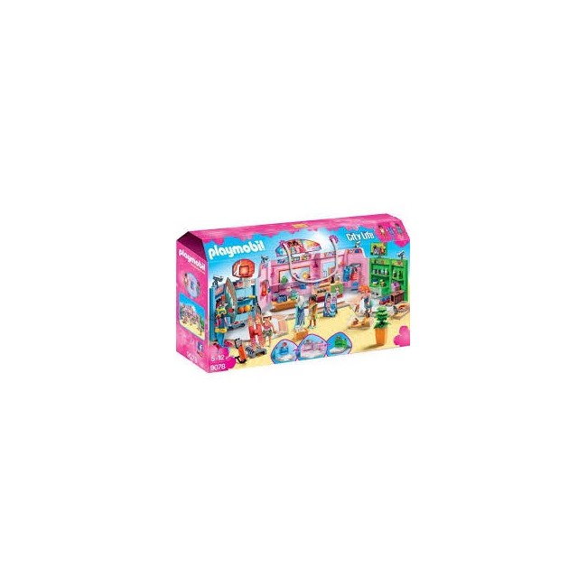 PLAYMOBIL 9078 - GALLERIA CON TRE NEGOZI