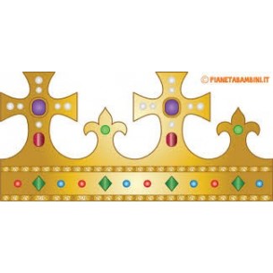 CARNEVALE 1898 - CORONA DA RE IN PLASTICA