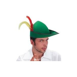 CAPPELLO FOLLETTO VERDE-ROBIN HOOD