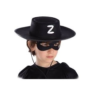 CAPPELLO ZORRO- CAVALIERE NERO BIMBO