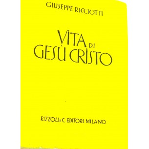 LIBRO - VITA DI GESÚ CRISTO - VOLUME DEL 1941 - PERFETTO