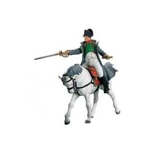 PAPO - NAPOLEONE I  A CAVALLO FIGURA IN GOMMA 