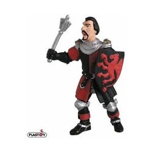 PLASTOY - IL PRINCIPE NERO - FIGURA IN GOMMA CM. 9