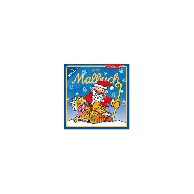 ALBUM NATALIZIO DA COLORARE CON STICKERS